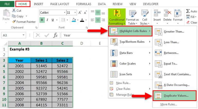 conditional highlighting compare column values excel for mac